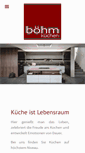Mobile Screenshot of boehm-kuechen.de